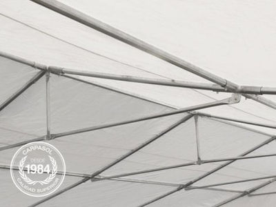 5x10m PVC Storage Tent / Shelter w. Groundbar, grey - Foto 5