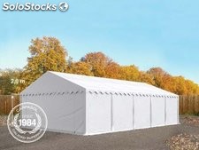 5x10m PVC Storage Tent / Shelter w. Groundbar, white