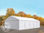 5x10m PVC Storage Tent / Shelter w. Groundbar, white - 1