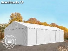 5x12m 2.6m Sides PVC Storage Tent / Shelter w. Groundbar, white