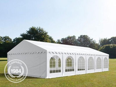 5x12m PVC Marquee / Party Tent w. Groundbar, white