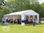 5x16m 2.6m Sides PVC Marquee / Party Tent w. Groundbar, fire resistant white - Foto 2