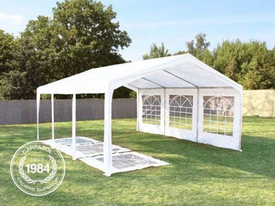 5x6m PE Marquee / Party Tent, white - Foto 3