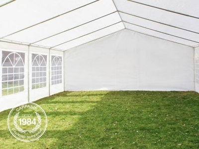 5x6m PE Marquee / Party Tent, white - Foto 5