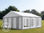 5x6m PVC Marquee / Party Tent, grey-white - 1