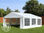 5x6m PVC Marquee / Party Tent, grey-white - Foto 2