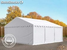 5x6m PVC Storage Tent / Shelter w. Groundbar, white
