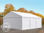 5x6m PVC Storage Tent / Shelter w. Groundbar, white - 1