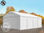 5x8m 2.6m Sides PVC Storage Tent / Shelter w. Groundbar, fire resistant white - 1