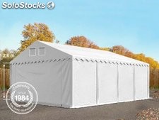 5x8m 2.6m Sides PVC Storage Tent / Shelter w. Groundbar, white