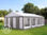 5x8m PE Marquee / Party Tent, grey-white - 1