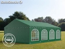 5x8m PVC Marquee / Party Tent w. Groundbar, dark green