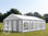 5x8m PVC Marquee / Party Tent w. Groundbar, grey-white - 1