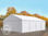 5x8m PVC Storage Tent / Shelter w. Groundbar, white - 1