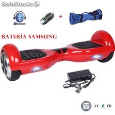 6.5 Patinete Eléctrico auto equilibrio Batería Samsung Bluetooth Scooter 2ruedas