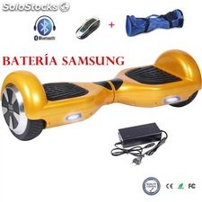 6.5 Patinete Scooter Eléctrico Bluetooth hoverboard Batería Samsung 2 ruedas