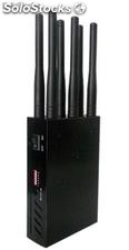6 Antennas High Power Portable 3g/ 4gwimax/ WiFi/gpsl1 Jammer ( With dip switch)