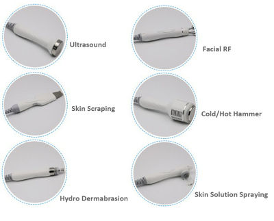 6 en 1 Máquina hidro dermoabrasión+descamación de piel+Radiofrecuencia Facial - Foto 2