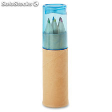 6 lápices de color en tubo MO8580-23