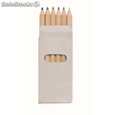 6 lápices de colores en caja KC2478-99