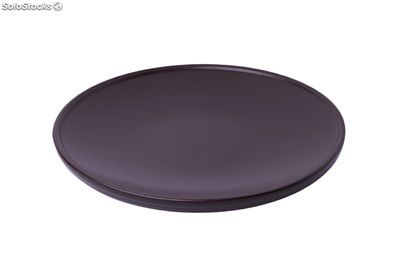 6 piastre concave professionali in ceramica refrattaria gres vulcano 29x3&#39;8cm