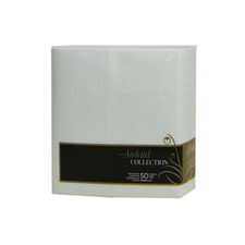 600 Servilletas de papel 40x40 K. Siena Blanco