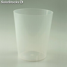 600 vasos caña PP 300ml transparentes