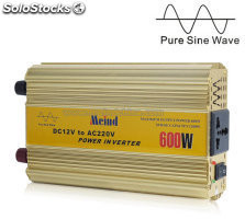 600W inversor de corriente onda senoidal pura convertidor AC solar cargador auto