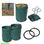 60L 120L 272L Foldable Reusable Plastic Gardening Collapsable Leaf Garbage - Foto 3