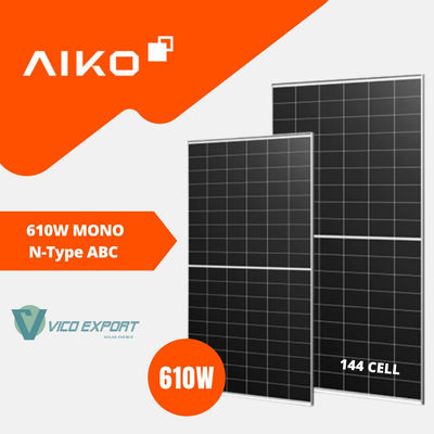 610w Aiko Solar Ntype ABC 31 unidades