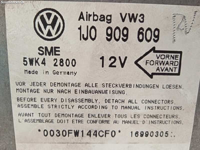 6282217 centralita airbag / 1J0909609 / 5WK42800 / para volkswagen new beetle (9 - Foto 5