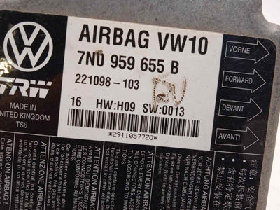 6774647 centralita airbag / 7N0959655B / 7N0959655C00J / para volkswagen sharan - Foto 4