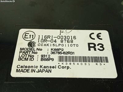 6802062 modulo electronico / 3678562R31 / para suzuki ignis (/mf) 1.2 16V DualJe - Foto 4