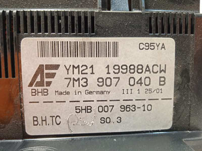 6945412 mando climatizador / 7M3907040B / para volkswagen sharan (7M6/7M9) Comfo - Foto 5