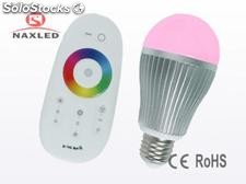 6w e27 rgb led bulb, with touch remote
