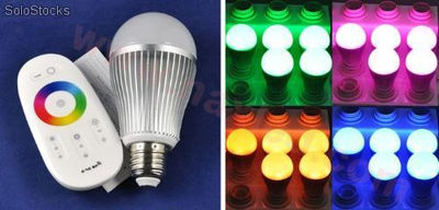 6w e27 rgb led bulb, with touch remote - Photo 2