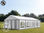 6x10m PVC Marquee / Party Tent w. Groundbar, fire resistant grey-white - 1