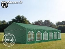 6x12 m party tent, marquee PVC fire resistant beige