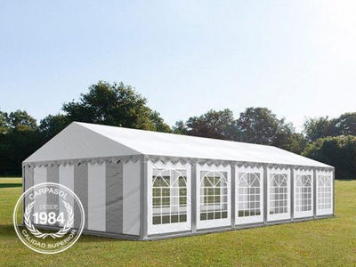 6x12m PVC Marquee / Party Tent, grey-white