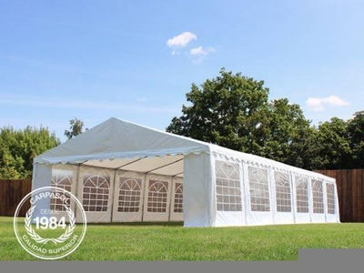 6x12m PVC Marquee / Party Tent, red-white - Foto 2