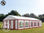 6x12m PVC Marquee / Party Tent w. Groundbar, fire resistant red-white - 1