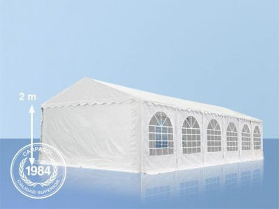 6x12m PVC Marquee / Party Tent w. Groundbar, white