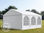 6x6m 2.6m Sides PVC Marquee / Party Tent w. Groundbar, white - 1