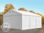 6x6m 2.6m Sides PVC Storage Tent / Shelter w. Groundbar, white - 1