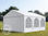 6x6m PVC Marquee / Party Tent w. Groundbar, white - 1