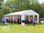 6x6m PVC Marquee / Party Tent w. Groundbar, white - Foto 2