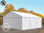 6x6m PVC Storage Tent / Shelter w. Groundbar, fire resistant white - 1