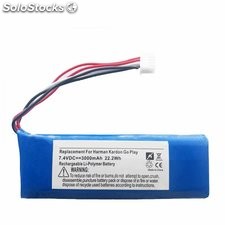 7.4V 3000mah bateria do alto-falante bluetooth para Harman Kardon Go Play