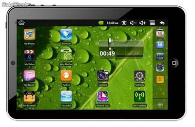 7-pulgadas Tablet Android 2.2 4gb Wi-Fi 3g con teclado Funda de cuero - Foto 2