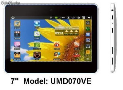 7&quot; Tablet pc/mid /umpc android2.2 Via vt8650@800MHz 256m/4gb avec webcam